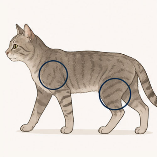 cat losing muscle tone